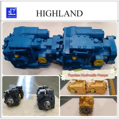 Hochwertige landwirtschaftliche Maschinen Tandem-Hydraulikpumpen Gusseisen Überlastprüfung