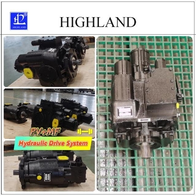 Hydraulisches Antriebssystem der Harvester Hydraulische Steuerung Achsalkolbenpumpe Automatik