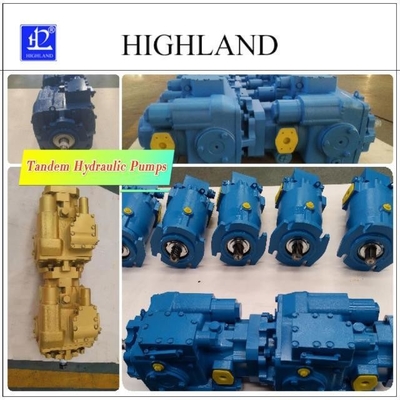 Hochbeständige hydraulische Tandempumpe für Kombi