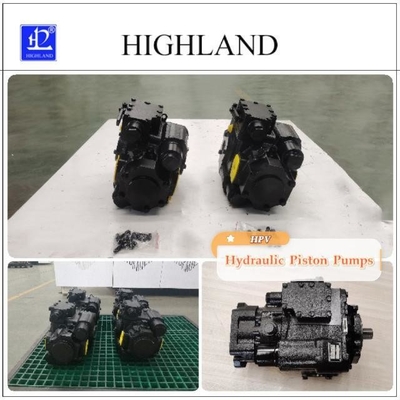 Schließschleifende axiale hydraulische Kolbenpumpe 35Mpa Nenndruck Schwarzes hydraulisches Getriebe