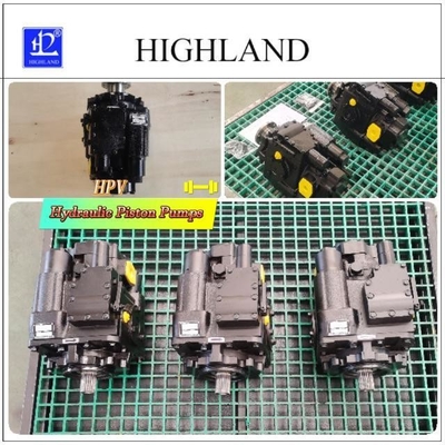 Schließschleifende axiale hydraulische Kolbenpumpe 35Mpa Nenndruck Schwarzes hydraulisches Getriebe