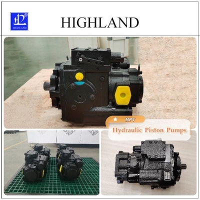 Schwarze Farbe geschlossene Schleife Axial hydraulische Kolbenpumpen 42Mpa Max Druck