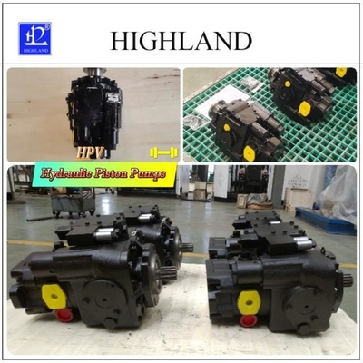 Schwarze Farbe geschlossene Schleife Axial hydraulische Kolbenpumpen 42Mpa Max Druck