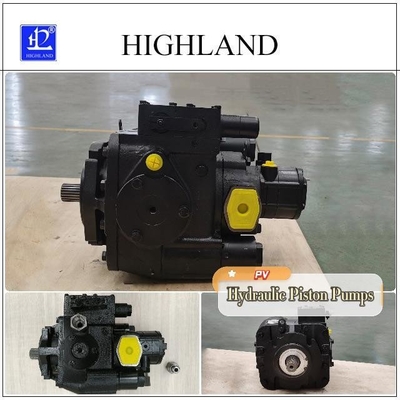 Schwarze axiale Kolbenpumpe mit variabler Verschiebung für Hydraulikkomponenten