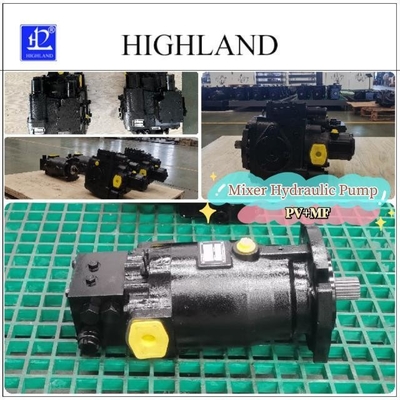 3200rpm Geschwindigkeit Zementmischer Hydraulikkolbenpumpe 35Mpa Nenndruck