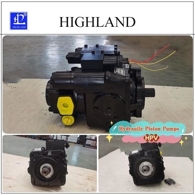 Hydraulische Kolbenpumpe aus Gusseisen Hochdruck Variable Verlagerung Achsstruktur