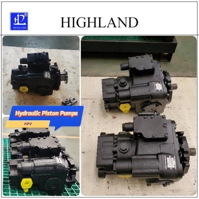 Hydraulische Kolbenpumpe aus Gusseisen Hochdruck Variable Verlagerung Achsstruktur
