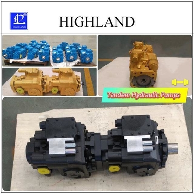 Tandem-Hydraulikpumpen mit geschlossenem Kreislauf für Hochdruckanwendungen