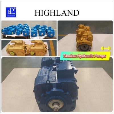 Swash Plate Design Tandem Hydraulikpumpen für einen reibungslosen Betrieb