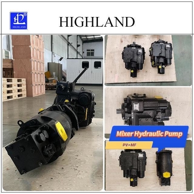 Hydraulische Pumpe für Hochdruckhydraulische Systeme mit Flansch-Mischgerät